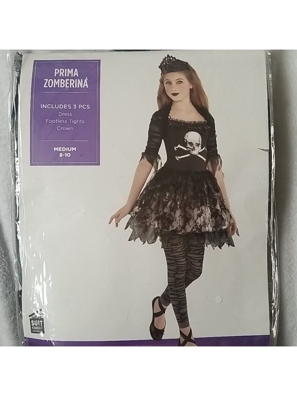 PRIMA ZOMBERINA NWOT COSTUME SZ M 8-10